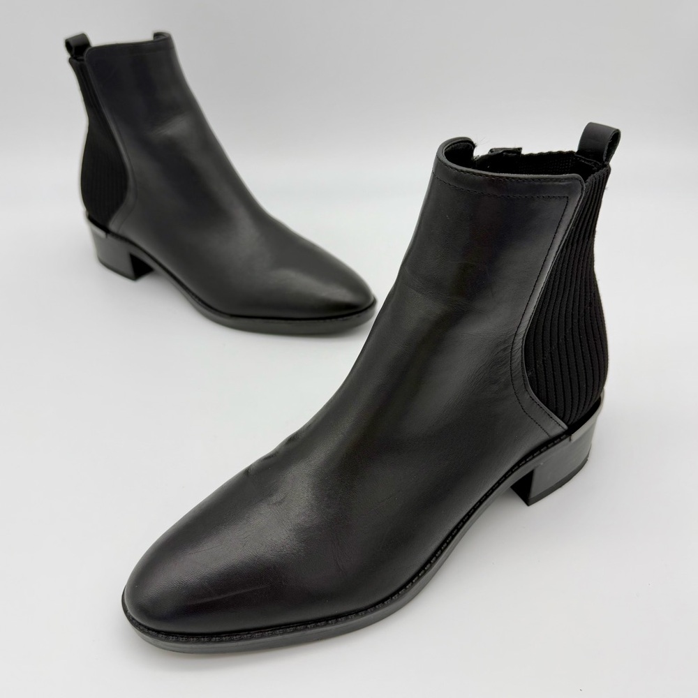 Calvin Klein Deandre Black Ankle Booties Size 8.5 M